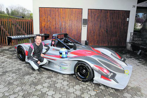345 PS, Zwei-Liter-Honda-Motor, 480 Kilogramm: Christoph Lamperts neues Sportgerät der Marke Osella. Foto: noger