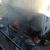 In Bludenz geht einmal mehr der Feuerteufel um
