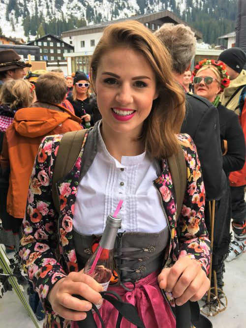 Auch Ex-Snowboarderin Susi Moll war beim Skitag live dabei.