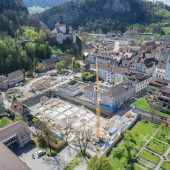Hochbau am Jahnplatz in Feldkirch beginnt