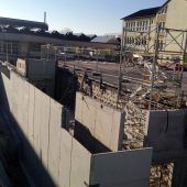 Sporthalle in Wolfurt macht Baufortschritte