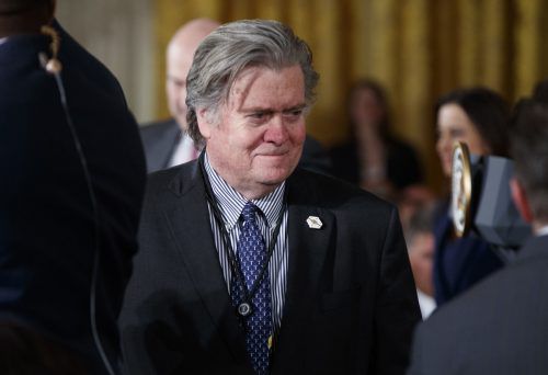 Bannon war früher Chef des rechten Portals „Breitbart News“.  AP