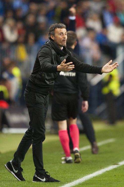 Barca-Trainer Luis Enrique beschwört das nächste Wunder.  ap