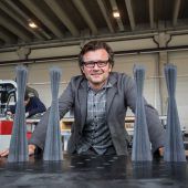 Neue Skulpturen auf Burgruine Alt-Ems
