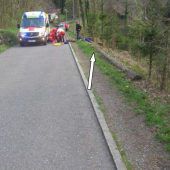 Unfall mit Mountainbike
