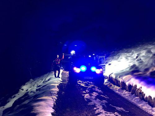 Die Bergrettung brachte den Mann ins Tal. Bergrettung Hohenems