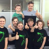 Handball-Idole bei kleinen Fans