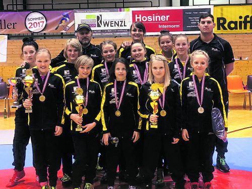 Die erfolgreiche Equipe des KSK Klaus in Steinbrunn. Foto: Verein
