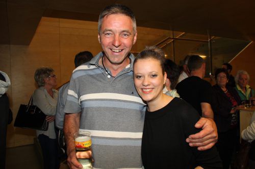 Die Schauspieler Martin und Sandra Kathan.