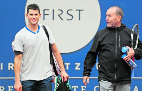 Dominic Thiem bekommt Lob von Trainer Günter Bresnik: „Im Moment passt alles.“ Foto: gepa