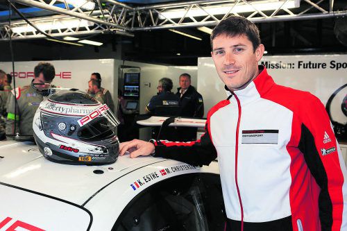 Ein weiterer Profi-Rennfahrer, der Vorarlberg als seine Wahlheimat auserkoren hat: Porsche-WEC-Werksfahrer Kevin Estre. Foto: noger