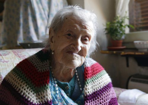 Emma Morano wurde 117 Jahre alt.  Foto: AP