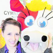 Maskottchen der Gymnaestrada 2019 ist eine Kuh
