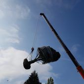 Firma Grünkonzept lässt die Bäume fliegen