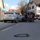 Radfahrerin bei Kollision schwer verletzt