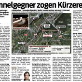 Zum Problemfall Stadttunnel ­Feldkirch