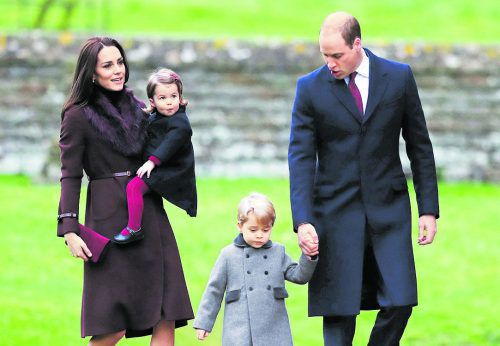 George und Charlotte helfen bei Hochzeit von Pippa Middleton. Foto: AP
