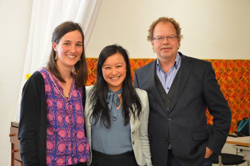 In Nenzing öffnete das neue Lerncafé erstmals seine Türen. Das Interesse war groß. Fotos: Caritas
