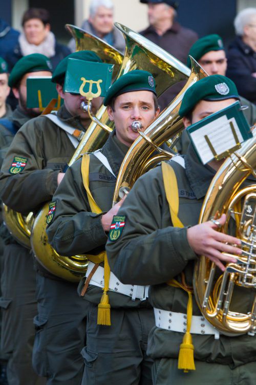 In Vorarlberg fehlt die Hälfte der Militärmusik-Besetzung. VN/HB