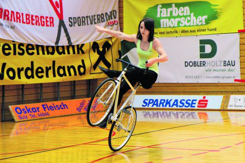Julia Walser schaffte einen österreichischen Rekord. schwämmle
