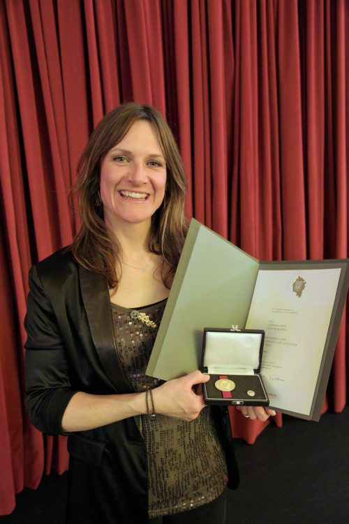 Lorraine Huber wurde ausgezeichnet. Foto: LZT