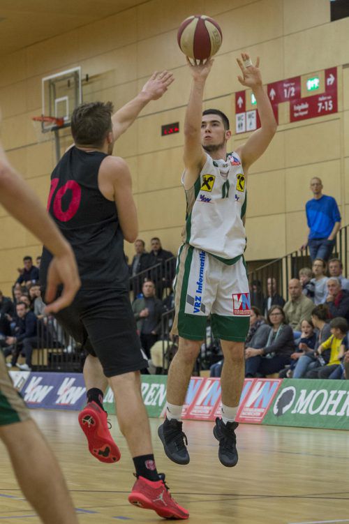 Luka Kevric und Co. wollen in Villach vorlegen. Foto: VN/DS