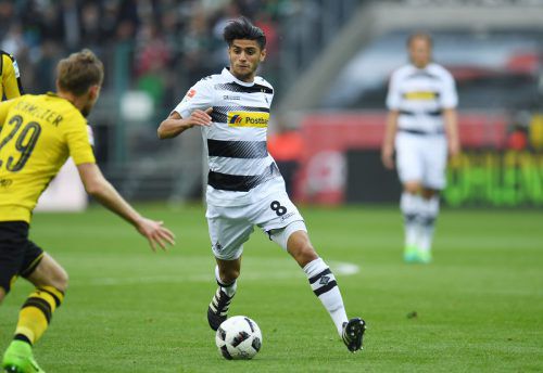 Mahmoud Dahoud will mit seinen Gladbachern ins Pokalfinale.  apa