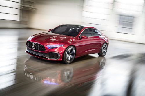 Mercedes-Benz gewährt mit dem Concept A Sedan einen ersten Ausblick auf die nächste Generation der A-Klasse.  Foto. Werk