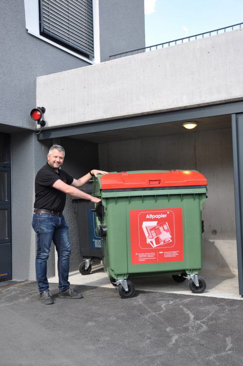 Müllcontainer ordnungsgemäß verwahren. Foto: stadt