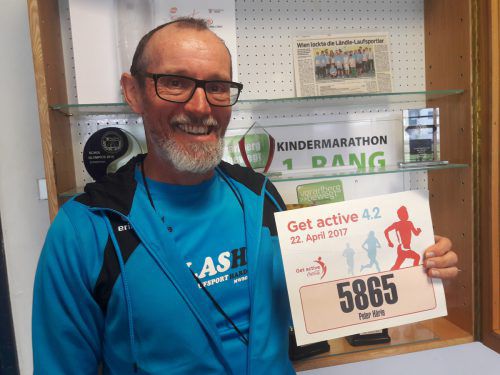 Peter Härle begleitet seine Schüler zum zwölften Mal beim Nachwuchslauf des Vienna City Marathons, der heute stattfindet. Foto: akp