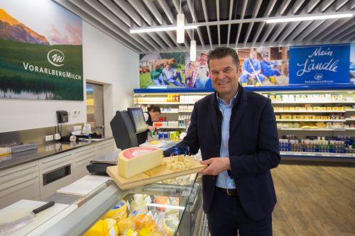 Vorarlberg Milch-Chef Raimund Wachter holte 2,5 Millionen Euro Förderung. VN/SJ/ASV