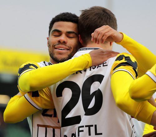 Reinhold Ranftl schoss die Linzer früh in Führung. Foto: gepa