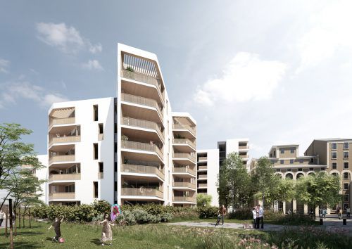 Seestadt-Grundstück in Bregenz nun ohne Teilhaber Hypo Rent. Bauprojekt Rauchmühle in Salzburg. Fotos: VN/Hartinger, Prisma