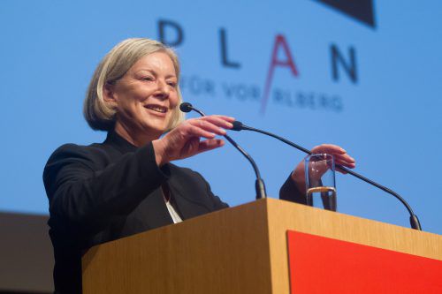 Sprickler-Falschlunger präsentierte mit dem „Plan A für Vorarlberg“ das Ergebnis der Erneuerung. Hofmeister