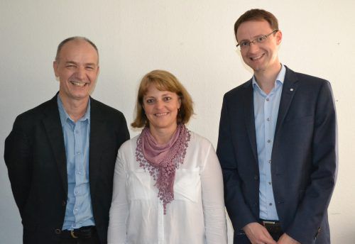 V. l.: Karl Bitschnau, Angelika Müller und Klaus Gasser.  Caritas