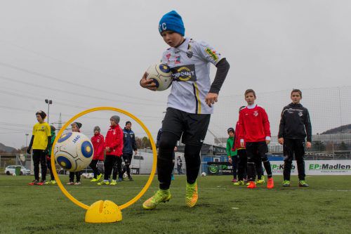 Viel Spaß bim Training verspricht das SCRA-Spieltagcamp. Stiplovsek