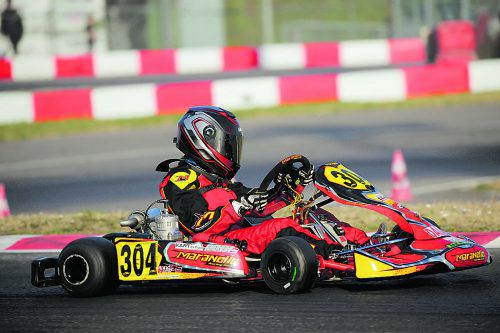 Vielversprechende Resultate: Lukas Aberer. Foto: MARANELLO-KART