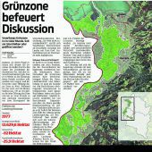 Grünzone oder Arbeitsplätze