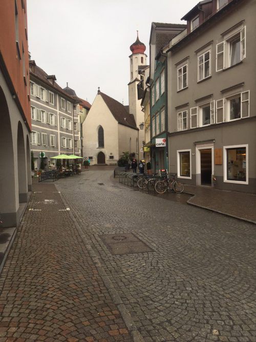 Vom 18. bis 21. April wird die Montfortgasse gesperrt.  Foto: doh