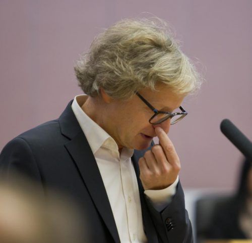 Vorarlbergs Grünen-Klubchef fand deutliche Worte. VN/hartinger