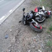 Biker (36) stürzt nach dem Überholmanöver