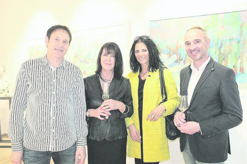 Werner Böhler, Carmen Margot Lins und Daniela Mohr sowie Jürgen Gmeiner (v. l.). Fotos: wam