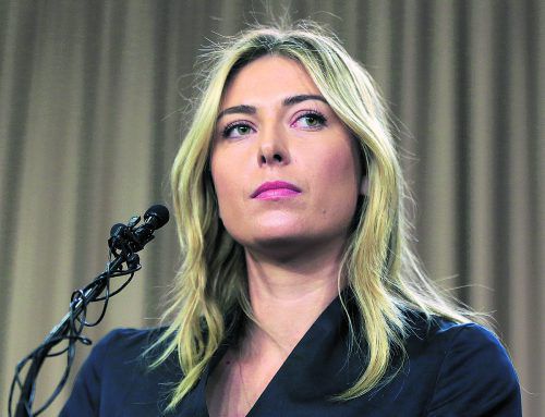 Will eine Wildcard für Paris: Maria Scharapowa.  Foto: ap