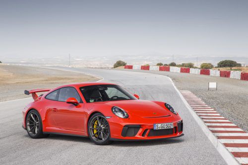 Das Topmodell der 911er-Baureihe, den GT3, gibt es jetzt auch wieder mit der Option auf Handschaltung. Foto: Werk