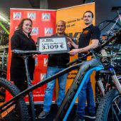 Glücklicher E-Bike-Gewinner