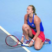 Petra Kvitova steht wieder auf dem Tennisplatz