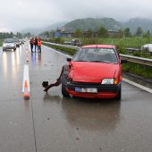 Wolfurter bei Oberriet in Unfall verwickelt