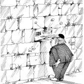 Donald an der Klagemauer!