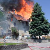 Wohnhaus vollständig zerstört