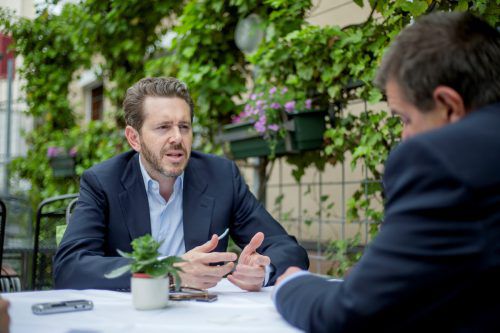 Mahrer war auf Einladung des Wirtschaftsbunds im Land. VN/Paulitsch